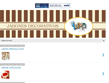 Tablet Screenshot of jabonesdecorativos.blogspot.com