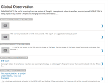 Tablet Screenshot of globalobservation.blogspot.com