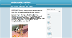Desktop Screenshot of berninasewingmachinesz.blogspot.com