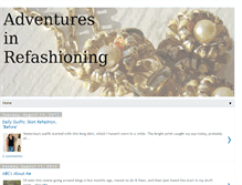 Tablet Screenshot of adventuresinrefashioning.blogspot.com