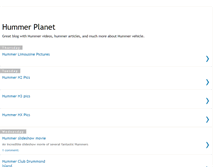 Tablet Screenshot of hummer-planet.blogspot.com