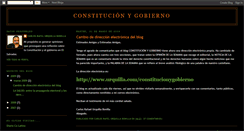 Desktop Screenshot of constitucionygobierno.blogspot.com