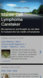 Mobile Screenshot of mantlecelllymphomacaretaker.blogspot.com