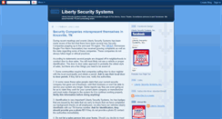 Desktop Screenshot of libertysecuritysystems.blogspot.com