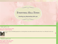 Tablet Screenshot of forsythiahill.blogspot.com