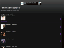 Tablet Screenshot of minhadiscoteca.blogspot.com