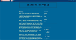 Desktop Screenshot of eternityuniverse.blogspot.com