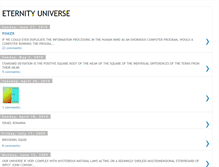 Tablet Screenshot of eternityuniverse.blogspot.com