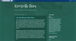 Desktop Screenshot of knoxvilleshine.blogspot.com