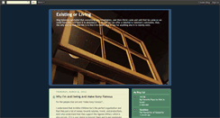 Desktop Screenshot of existingorliving.blogspot.com