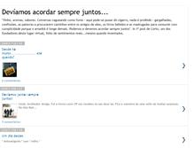 Tablet Screenshot of deviamosacordarsemprejuntos.blogspot.com