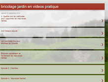Tablet Screenshot of bricolage-jardin-pratique.blogspot.com