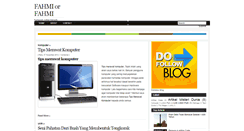 Desktop Screenshot of fahmifashaa.blogspot.com