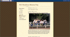 Desktop Screenshot of flchondurasmissions.blogspot.com