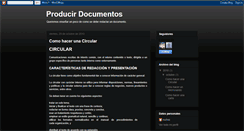 Desktop Screenshot of comoproducirdocumentos.blogspot.com