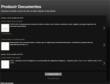 Tablet Screenshot of comoproducirdocumentos.blogspot.com