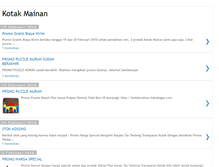 Tablet Screenshot of kotakmainan.blogspot.com