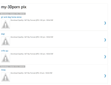Tablet Screenshot of my-3dporn-pix.blogspot.com
