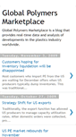 Mobile Screenshot of globalpolymersmarketplace.blogspot.com