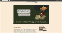 Desktop Screenshot of migajasenelfondo.blogspot.com