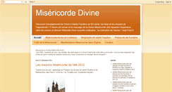 Desktop Screenshot of divinemisericorde.blogspot.com