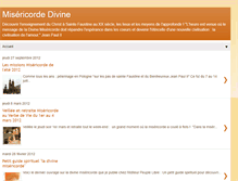 Tablet Screenshot of divinemisericorde.blogspot.com