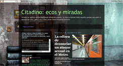 Desktop Screenshot of citadino-ecosymiradas.blogspot.com