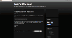 Desktop Screenshot of crmvault.blogspot.com