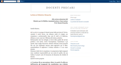 Desktop Screenshot of docentiprecari.blogspot.com