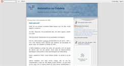 Desktop Screenshot of matematicanacidadela.blogspot.com