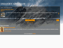 Tablet Screenshot of guillermodelgadoensayosyarticulos.blogspot.com
