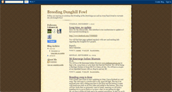 Desktop Screenshot of dunghillfowl.blogspot.com
