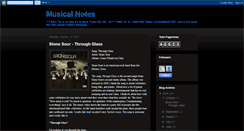 Desktop Screenshot of musicalnotesblog.blogspot.com