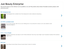 Tablet Screenshot of just-beauty-enterprise.blogspot.com