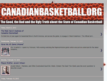 Tablet Screenshot of canadianbasketball.blogspot.com