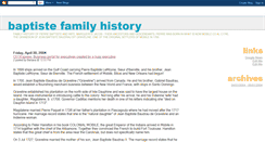 Desktop Screenshot of baptistefamily.blogspot.com