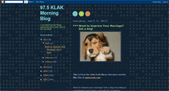 Desktop Screenshot of 975klakmorning.blogspot.com