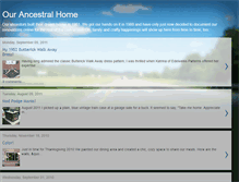 Tablet Screenshot of ourancestralhome.blogspot.com