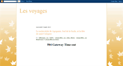 Desktop Screenshot of cmvoyages.blogspot.com