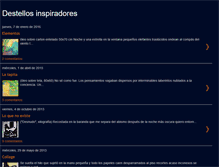 Tablet Screenshot of destellosinspiradores.blogspot.com
