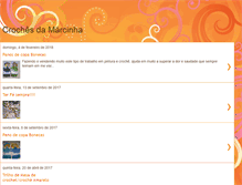 Tablet Screenshot of crochesdamarcinha.blogspot.com