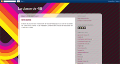 Desktop Screenshot of laclassede4tb.blogspot.com