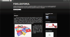 Desktop Screenshot of fidelizatorul.blogspot.com