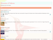 Tablet Screenshot of blossomofsakura.blogspot.com