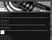 Tablet Screenshot of nonsensicalirritancies.blogspot.com