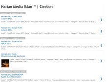 Tablet Screenshot of cirebon-harianmediaiklan.blogspot.com