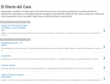 Tablet Screenshot of eldiariodelcaos.blogspot.com