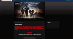 Desktop Screenshot of haloreacharmor.blogspot.com