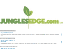 Tablet Screenshot of junglesedge.blogspot.com