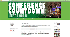 Desktop Screenshot of conferencecountdown.blogspot.com